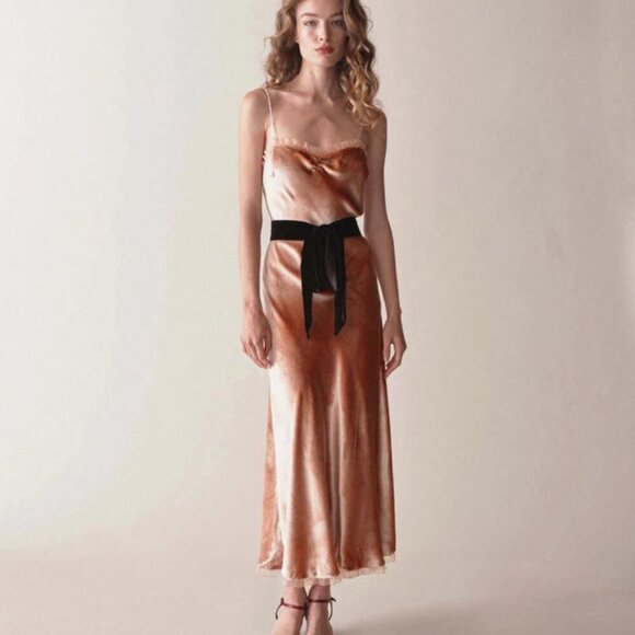 *Just the Belt* Doen Senna Velvet Bow belt - Picture 4 of 4